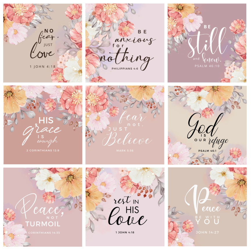 Floral Anti-Anxiety Set