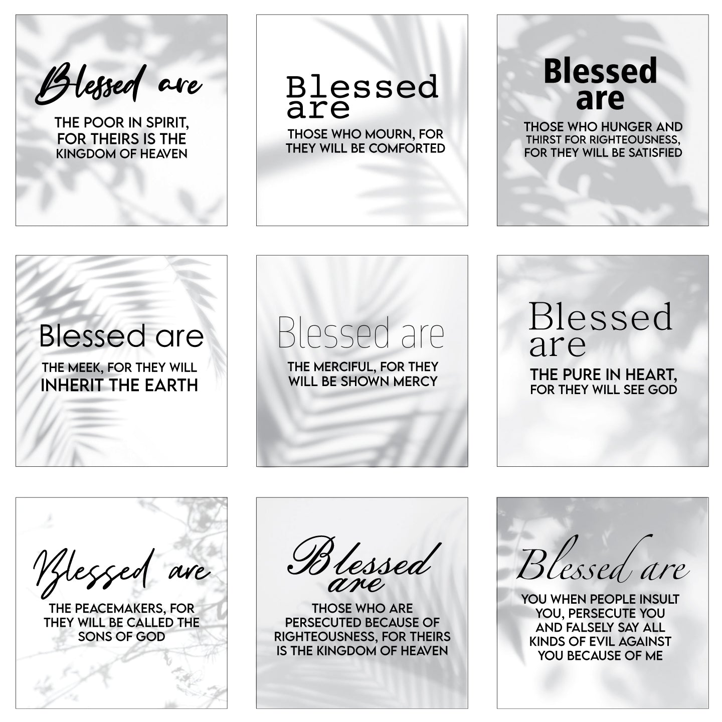 Beatitudes Set